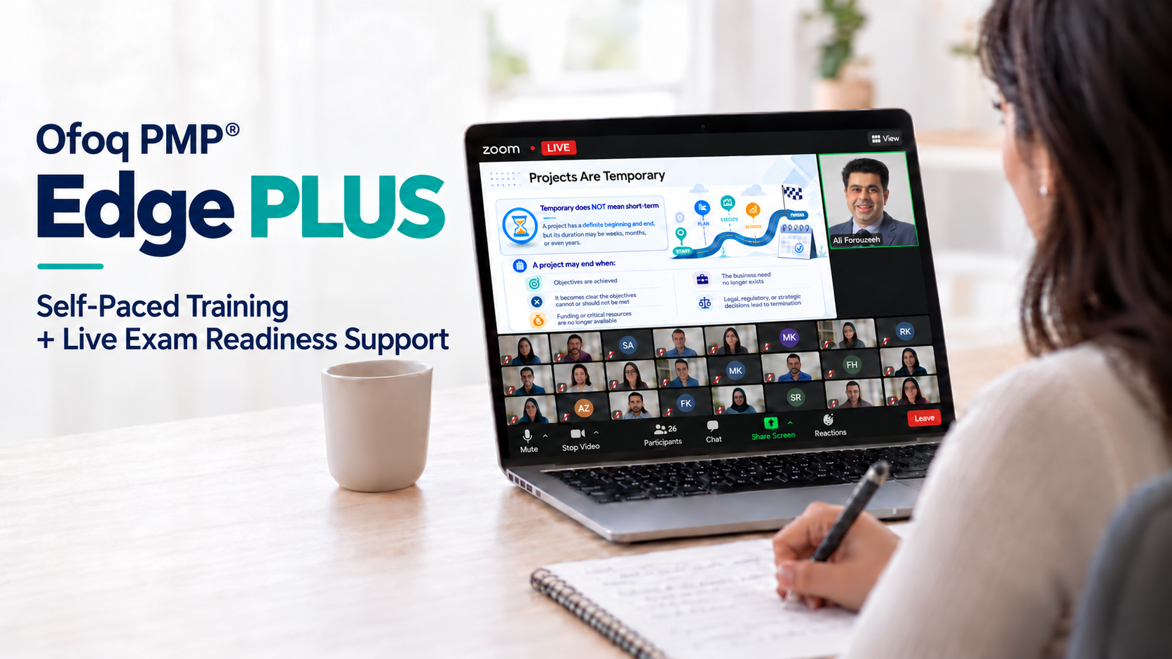 دوره آمادگی آزمون PMP — PMP Edge PLUS با تدریس دکتر علی فروزش